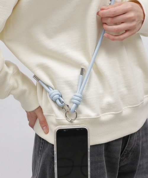 セール】フェイクレザーカラースマホショルダー / 991573