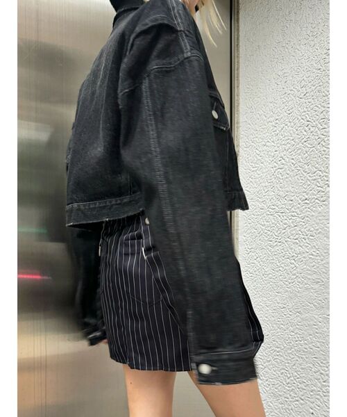 EMODA(エモダ)の「ハングサスペンダーミニスカート(スカート・レディース・グレー/ブラウン/アイボリー/ブラック/その他1/その他・SMALL/MEDIUM)」の16枚目の写真