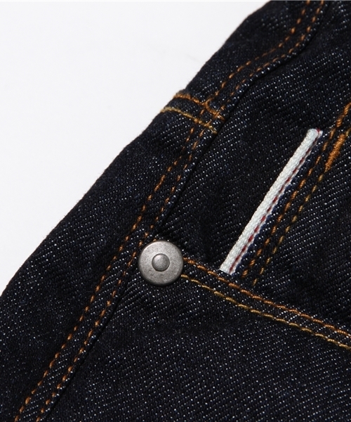 MORGAN HOMME（モルガンオム）の「ジャパンテーパードワンウォッシュデニム（デニムパンツ・メンズ・ネイビー・X-LARGE/SMALL/MEDIUM/LARGE）」の9枚目の写真