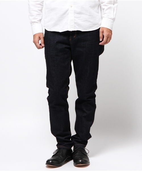 MORGAN HOMME（モルガンオム）の「ジャパンテーパードワンウォッシュデニム（デニムパンツ・メンズ・ネイビー・X-LARGE/SMALL/MEDIUM/LARGE）」の14枚目の写真