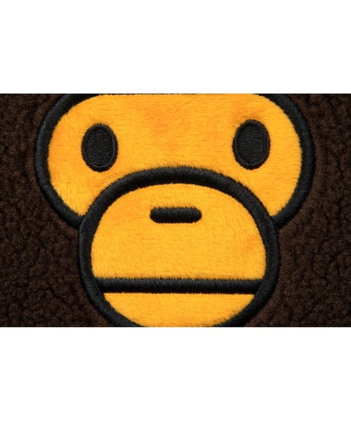 A BATHING APE（アベイシングエイプ）の「BABY MILO MINI FUR BACKPACK（バックパック/リュック・メンズ・ブラウン・FREE）」の4枚目の写真