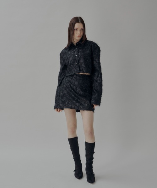 GAB GAB(ガブガブ)の「フリンジミニスカート(スカート・レディース・ブラック/ピンク・MEDIUM/SMALL)」の19枚目の写真