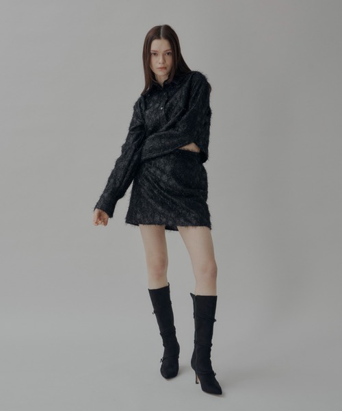 GAB GAB(ガブガブ)の「フリンジミニスカート(スカート・レディース・ブラック/ピンク・MEDIUM/SMALL)」の20枚目の写真