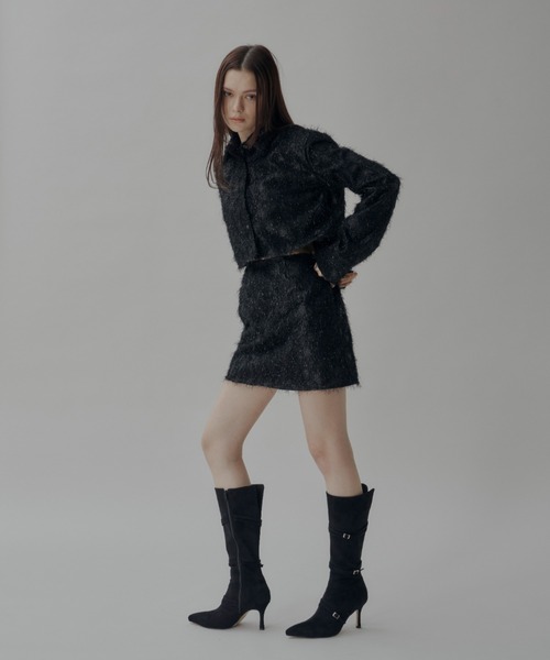 GAB GAB(ガブガブ)の「フリンジミニスカート(スカート・レディース・ブラック/ピンク・MEDIUM/SMALL)」の22枚目の写真