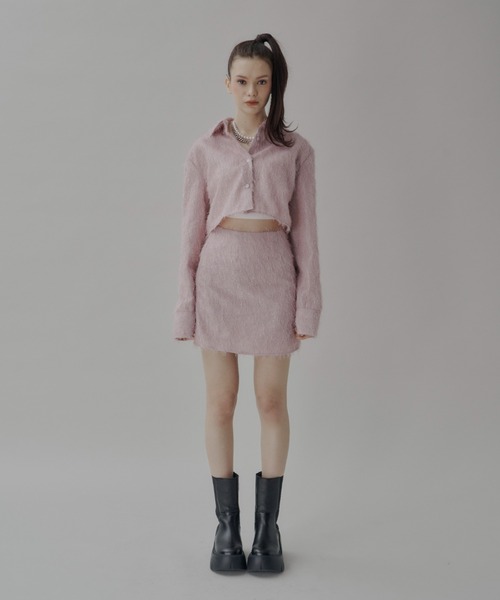 GAB GAB(ガブガブ)の「フリンジミニスカート(スカート・レディース・ブラック/ピンク・MEDIUM/SMALL)」の17枚目の写真