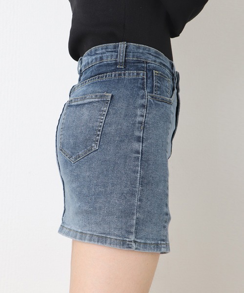 Miniministore（ミニミニストア）の「キュロット デニムスカート ミニスカート（デニムスカート・レディース・ブルー・M/L/XL/S/XS）」の13枚目の写真
