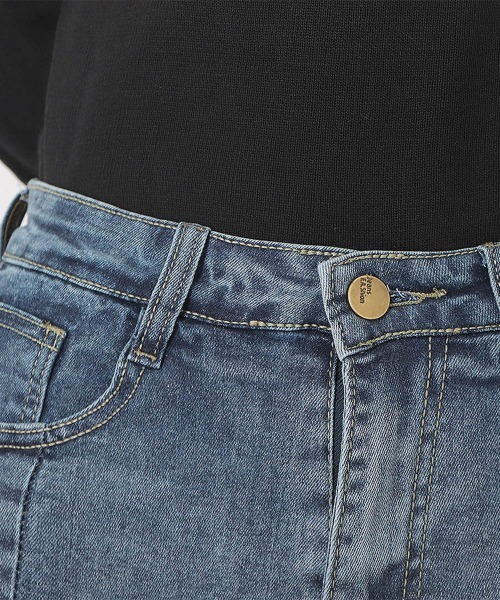 Miniministore（ミニミニストア）の「キュロット デニムスカート ミニスカート（デニムスカート・レディース・ブルー・M/L/XL/S/XS）」の15枚目の写真