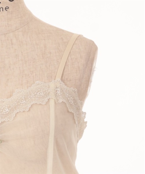 axes femme（アクシーズファム）の「チュール重ねイレヘムビスチェ（ベスト・レディース・ピンク/キナリ/ブラック・FREE）」の14枚目の写真