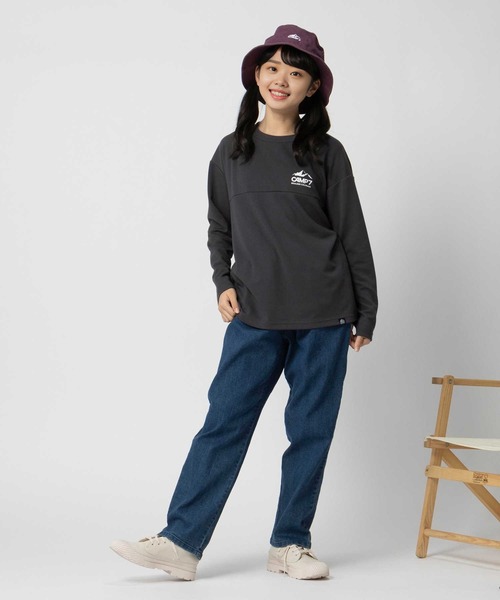 CAMP7(キャンプセブン)の「【CAMP7】プリントエンボス長袖Tシャツ(Tシャツ/カットソー・キッズ・ダークグレー/ブルー・120/150/130/140/160)」の6枚目の写真