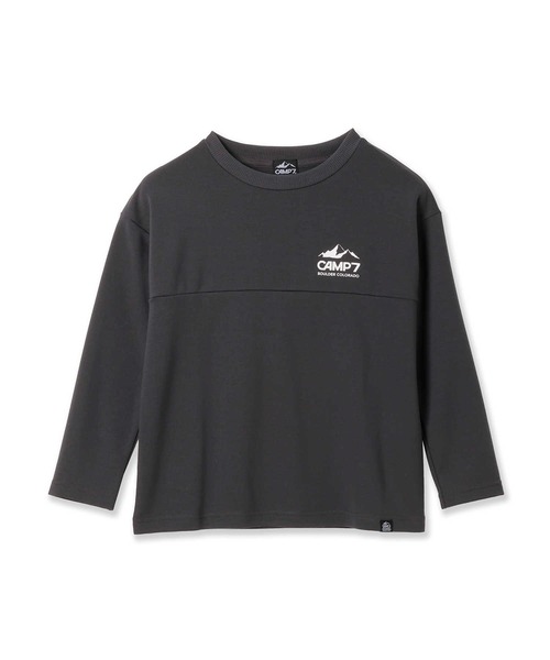CAMP7(キャンプセブン)の「【CAMP7】プリントエンボス長袖Tシャツ(Tシャツ/カットソー・キッズ・ダークグレー/ブルー・120/150/130/140/160)」の7枚目の写真