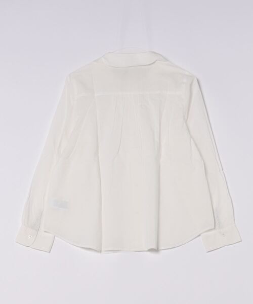 POU DOU DOU（プードゥドゥ）の「花びら衿ブラウス（シャツ/ブラウス・レディース・オフホワイト/ネイビー/キナリ・3）」の4枚目の写真