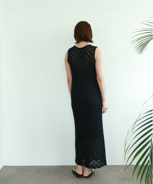 WALANCE（ワランス）の「ペーパーニット2ウェイドレス（ワンピース