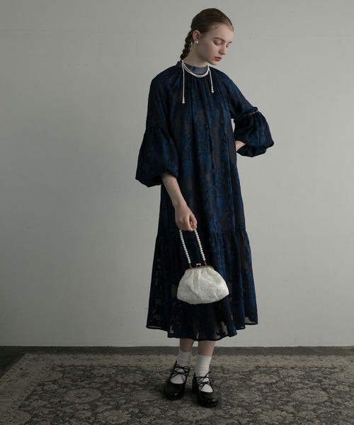 BONLECILL noir(ボンルシールノワール)の「【BONLECILL noir】ロングパールネックレス(ネックレス・レディース・ホワイト・FREE)」の8枚目の写真