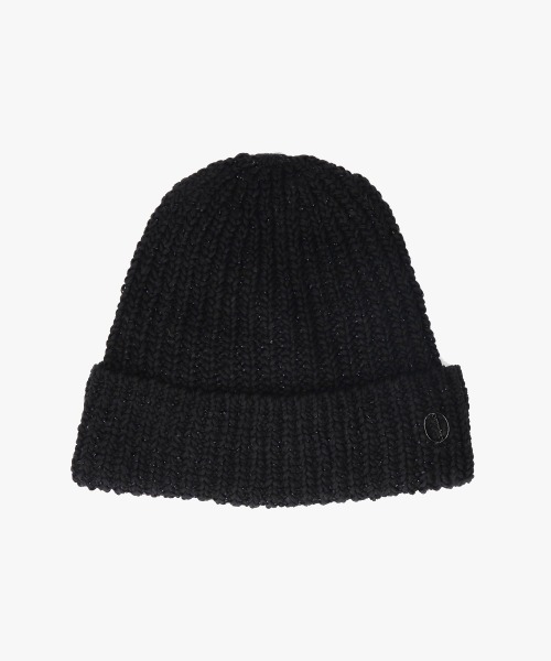 Chapeau d' O(シャポードオー)の「Chapeau d' O Lily Knit Watch / シャポードオー(ニットキャップ/ビーニー・レディース・ブラック/グレー/ライトパープル・FREE)」の2枚目の写真