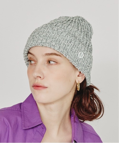 Chapeau d' O(シャポードオー)の「Chapeau d' O Lily Knit Watch / シャポードオー(ニットキャップ/ビーニー・レディース・ブラック/グレー/ライトパープル・FREE)」の11枚目の写真