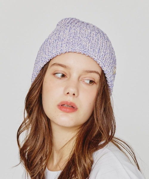 Chapeau d' O(シャポードオー)の「Chapeau d' O Lily Knit Watch / シャポードオー(ニットキャップ/ビーニー・レディース・ブラック/グレー/ライトパープル・FREE)」の20枚目の写真