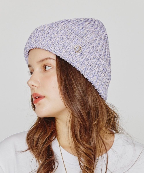 Chapeau d' O(シャポードオー)の「Chapeau d' O Lily Knit Watch / シャポードオー(ニットキャップ/ビーニー・レディース・ブラック/グレー/ライトパープル・FREE)」の21枚目の写真
