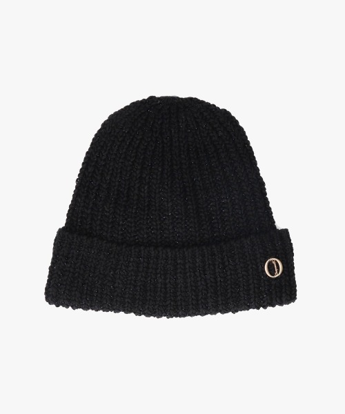 Chapeau d' O(シャポードオー)の「Chapeau d' O Lily Knit Watch / シャポードオー(ニットキャップ/ビーニー・レディース・ブラック/グレー/ライトパープル・FREE)」の5枚目の写真