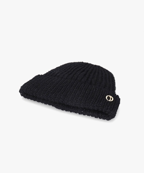 Chapeau d' O(シャポードオー)の「Chapeau d' O Lily Knit Watch / シャポードオー(ニットキャップ/ビーニー・レディース・ブラック/グレー/ライトパープル・FREE)」の7枚目の写真