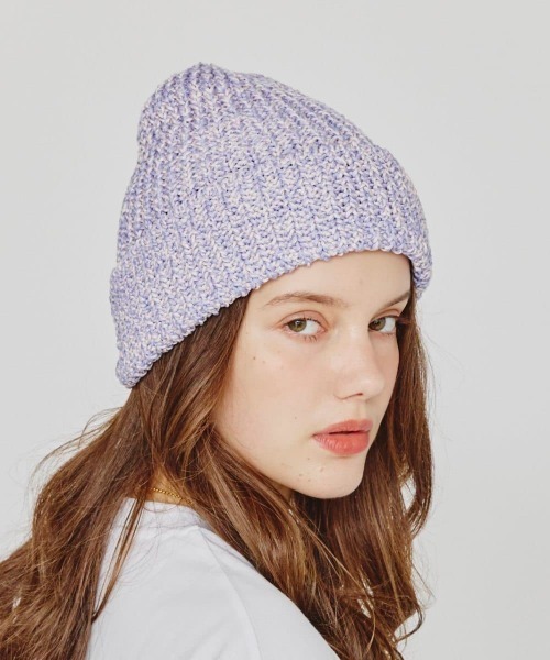 Chapeau d' O(シャポードオー)の「Chapeau d' O Lily Knit Watch / シャポードオー(ニットキャップ/ビーニー・レディース・ブラック/グレー/ライトパープル・FREE)」の19枚目の写真