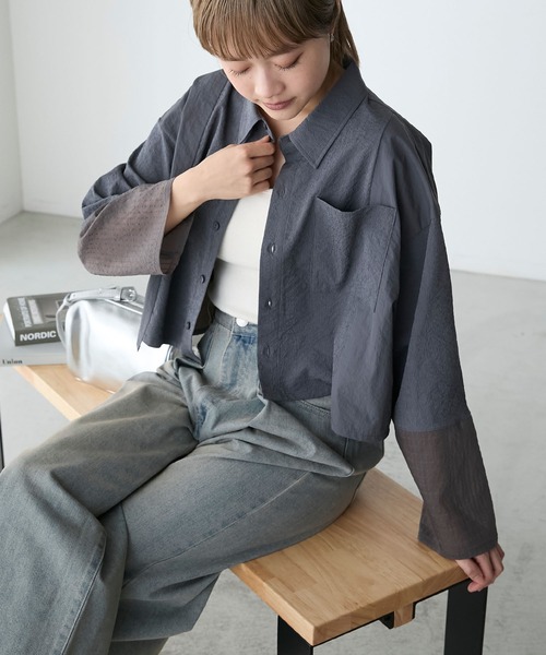 BECOME TREE クロップドシャツ(黒) 本日最終日】BECOME TREE 予約受注 BECOME TREEの予約受注は今夜