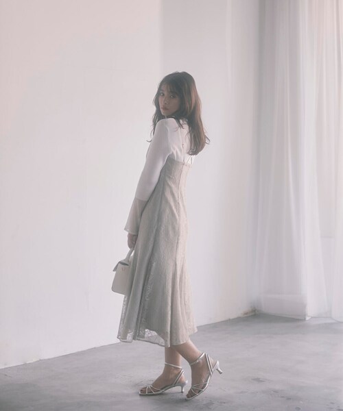 PROPORTION BODY DRESSING（プロポーションボディドレッシング）の「シアードッキングリブニット / 1214170303（ニット/セーター・レディース・ホワイト系その他/ブルー/ブラック・FREE）」の13枚目の写真