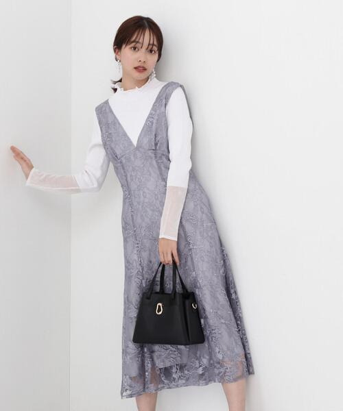 PROPORTION BODY DRESSING（プロポーションボディドレッシング）の「シアードッキングリブニット / 1214170303（ニット/セーター・レディース・ホワイト系その他/ブルー/ブラック・FREE）」の17枚目の写真