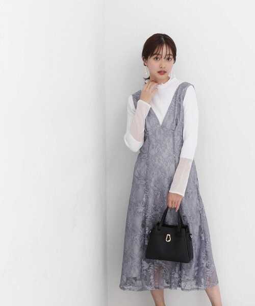 PROPORTION BODY DRESSING（プロポーションボディドレッシング）の「シアードッキングリブニット / 1214170303（ニット/セーター・レディース・ホワイト系その他/ブルー/ブラック・FREE）」の18枚目の写真