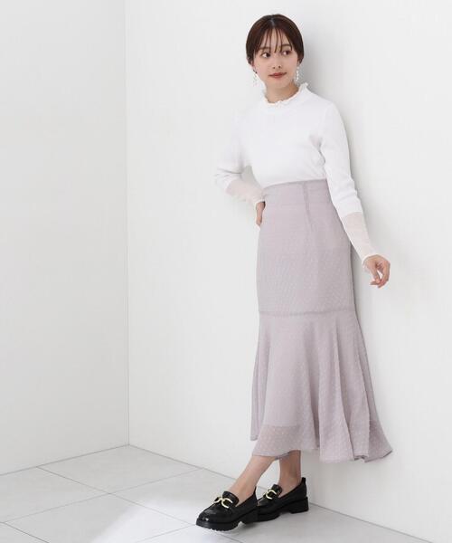 PROPORTION BODY DRESSING（プロポーションボディドレッシング）の「シアードッキングリブニット / 1214170303（ニット/セーター・レディース・ホワイト系その他/ブルー/ブラック・FREE）」の20枚目の写真