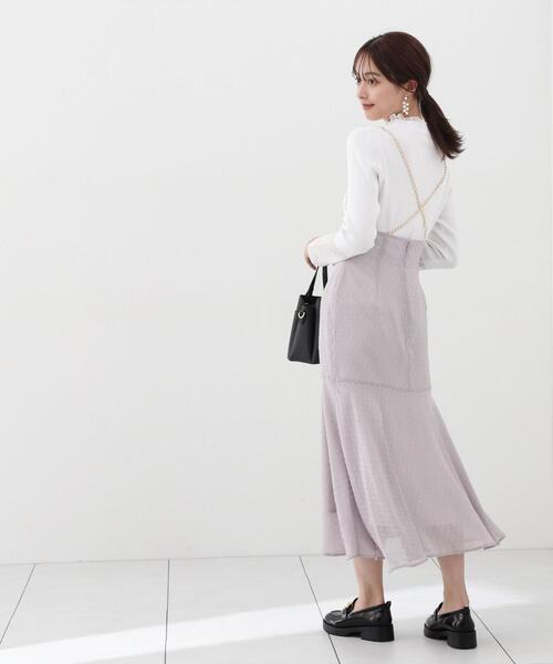 PROPORTION BODY DRESSING（プロポーションボディドレッシング）の「シアードッキングリブニット / 1214170303（ニット/セーター・レディース・ホワイト系その他/ブルー/ブラック・FREE）」の21枚目の写真