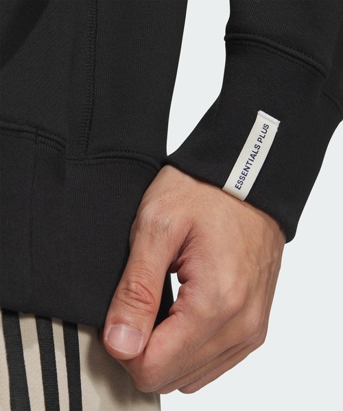 adidas(アディダス)の「エッセンシャルズ プラス ルーズフィット スモールロゴ フレンチテリー スウェットシャツ / トレーナー / アディダス adidas(スウェット・メンズ・ブルー/グレー/ブラック/ホワイト/グリーン/ネイビー/グリーン系その他・MEDIUM/SMALL/X-SMALL/XX-LARGE/XX-SMALL/3XL/LARGE/X-LARGE)」の15枚目の写真