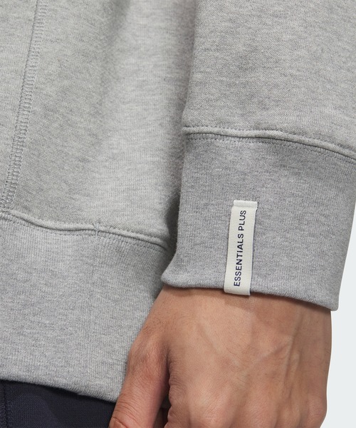 adidas(アディダス)の「エッセンシャルズ プラス ルーズフィット スモールロゴ フレンチテリー スウェットシャツ / トレーナー / アディダス adidas(スウェット・メンズ・ブルー/グレー/ブラック/ホワイト/グリーン/ネイビー/グリーン系その他・MEDIUM/SMALL/X-SMALL/XX-LARGE/XX-SMALL/3XL/LARGE/X-LARGE)」の19枚目の写真