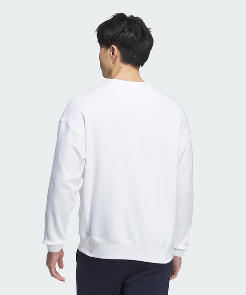 adidas(アディダス)の「エッセンシャルズ プラス ルーズフィット スモールロゴ フレンチテリー スウェットシャツ / トレーナー / アディダス adidas(スウェット・メンズ・ブルー/グレー/ブラック/ホワイト/グリーン/ネイビー/グリーン系その他・MEDIUM/SMALL/X-SMALL/XX-LARGE/XX-SMALL/3XL/LARGE/X-LARGE)」の8枚目の写真