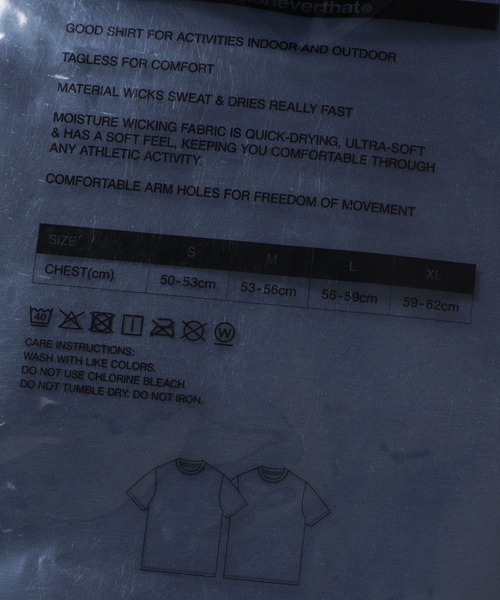 thisisneverthat（ディスイズネバーザット）の「SP-Logo Cooling Performance Tee/2パックTシャツ（Tシャツ/カットソー・メンズ・ホワイト×ブラック/ホワイト×ネイビー・L/M/S/XL）」の22枚目の写真