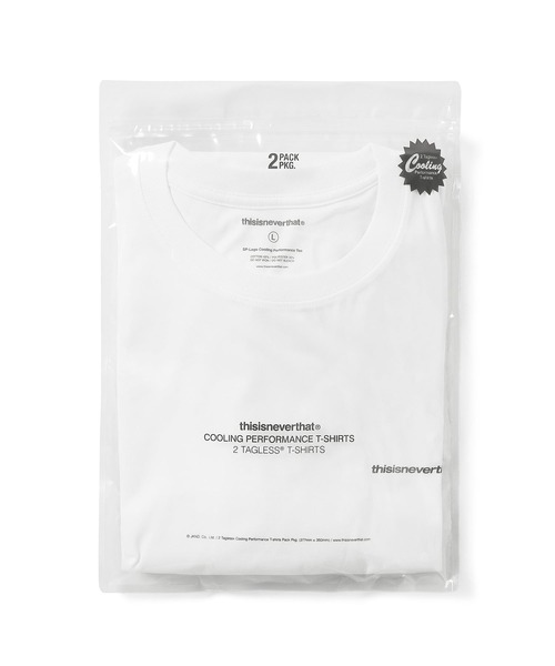 thisisneverthat（ディスイズネバーザット）の「SP-Logo Cooling Performance Tee/2パックTシャツ（Tシャツ/カットソー・メンズ・ホワイト×ブラック/ホワイト×ネイビー・L/M/S/XL）」の9枚目の写真