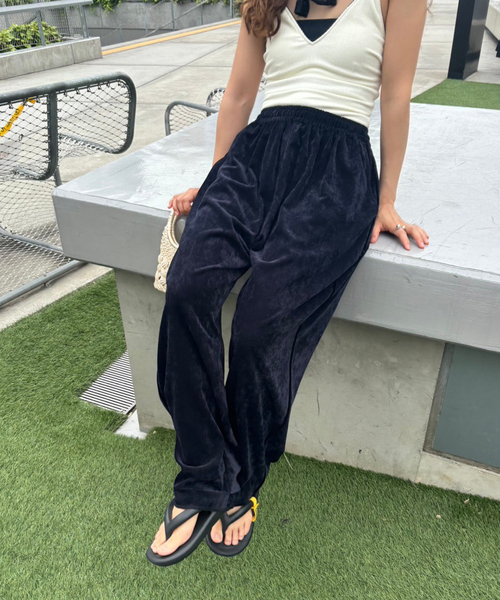 セール】《追加》ベルベットイージーパンツ（その他パンツ）｜EDIT