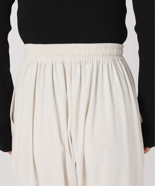 【新品】edit for lulu ベルベットイージーパンツ　34 セール】《追加》ベルベットイージーパンツ（その他パンツ）｜EDIT