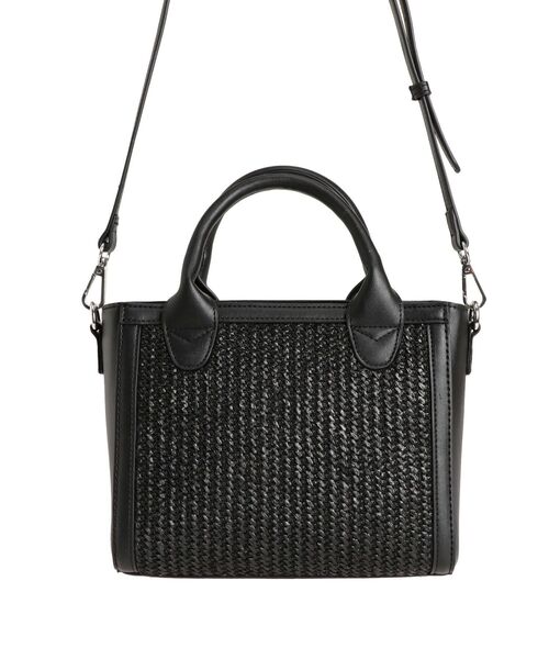 GYDA（ジェイダ）の「mix material BOXバッグ（ハンドバッグ・レディース・オフホワイト/ブラック・FREE）」の19枚目の写真