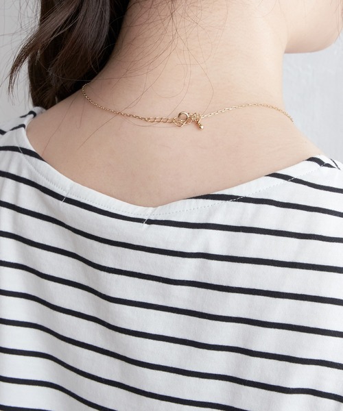 ikka（イッカ）の「【雑誌InRed6月号掲載】コットンUSA裾ラウンドノースリプルオーバー（タンクトップ・レディース・その他1/オフホワイト/ブラック・L/M/S）」の16枚目の写真