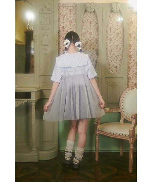 WC（ダブル シー）の「シアーキャミワンピース（ワンピース・レディース・ホワイト/グレー/ブラック・FREE）」の14枚目の写真