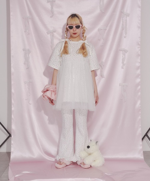 WC（ダブル シー）の「シアーキャミワンピース（ワンピース・レディース・ホワイト/グレー/ブラック・FREE）」の4枚目の写真