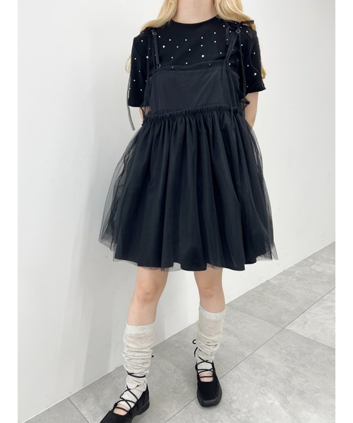 WC（ダブル シー）の「シアーキャミワンピース（ワンピース・レディース・ホワイト/グレー/ブラック・FREE）」の19枚目の写真