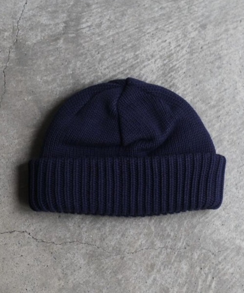 crepuscule(クレプスキュール)の「crepuscule Knit Cap 1 2401-022(ニットキャップ/ビーニー・メンズ・グレー/ブラック/ネイビー/ブラウン・FREE)」の4枚目の写真
