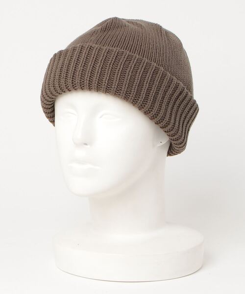 crepuscule(クレプスキュール)の「crepuscule Knit Cap 1 2401-022(ニットキャップ/ビーニー・メンズ・グレー/ブラック/ネイビー/ブラウン・FREE)」の8枚目の写真