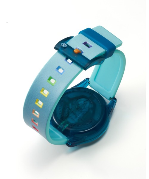Q&Q SmileSolar(キューアンドキュースマイルソーラー)の「Q&Q SmileSolar /MATCHING STYLE(アナログ腕時計・レディース・ブルー系その他2/ブルー系その他/オレンジ/ピンク・S/M)」の9枚目の写真