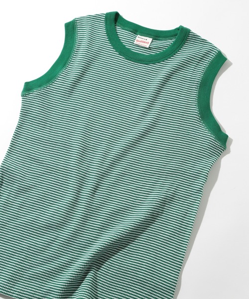 Healthknit(ヘルスニット)の「【Healthknit】26SS ワッフル ノースリーブTシャツ /619(タンクトップ・レディース・ブラック/ホワイト/ピンク/ブラック系1/グリーン系1/イエロー系その他/ロイヤルブルー・M)」の5枚目の写真