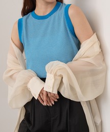 【Healthknit】26SS ワッフル ノースリーブTシャツ /619