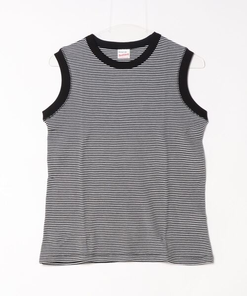 Healthknit(ヘルスニット)の「【Healthknit】26SS ワッフル ノースリーブTシャツ /619(タンクトップ・レディース・ブラック/ホワイト/ピンク/ブラック系1/グリーン系1/イエロー系その他/ロイヤルブルー・M)」の9枚目の写真