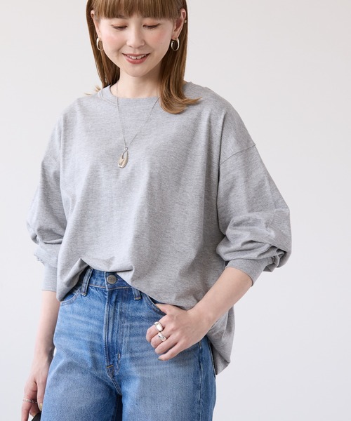 AMERICAN HOLIC(アメリカンホリック)の「ドルマンコクーンカットプルオーバー②(Tシャツ/カットソー・レディース・グレー系その他・L/M)」の19枚目の写真