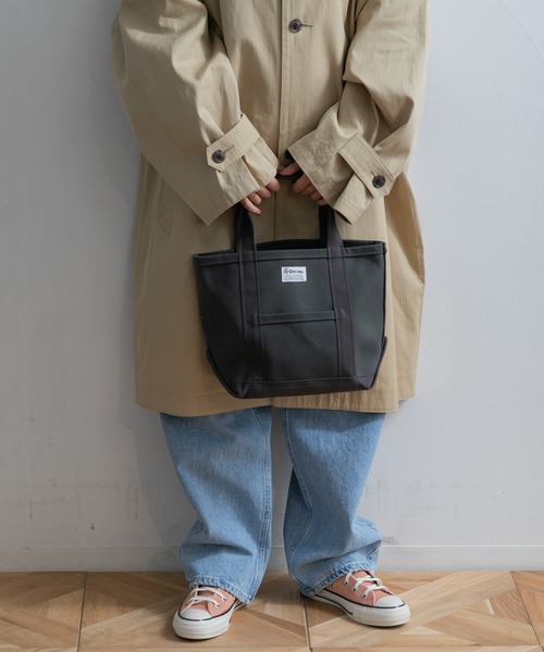 ORCIVAL(オーシバル)の「ORCIVAL TOTE BAG SMALL(トートバッグ・レディース・ブルー/アイボリー/チャコール/チャコールグレー・FREE)」の3枚目の写真